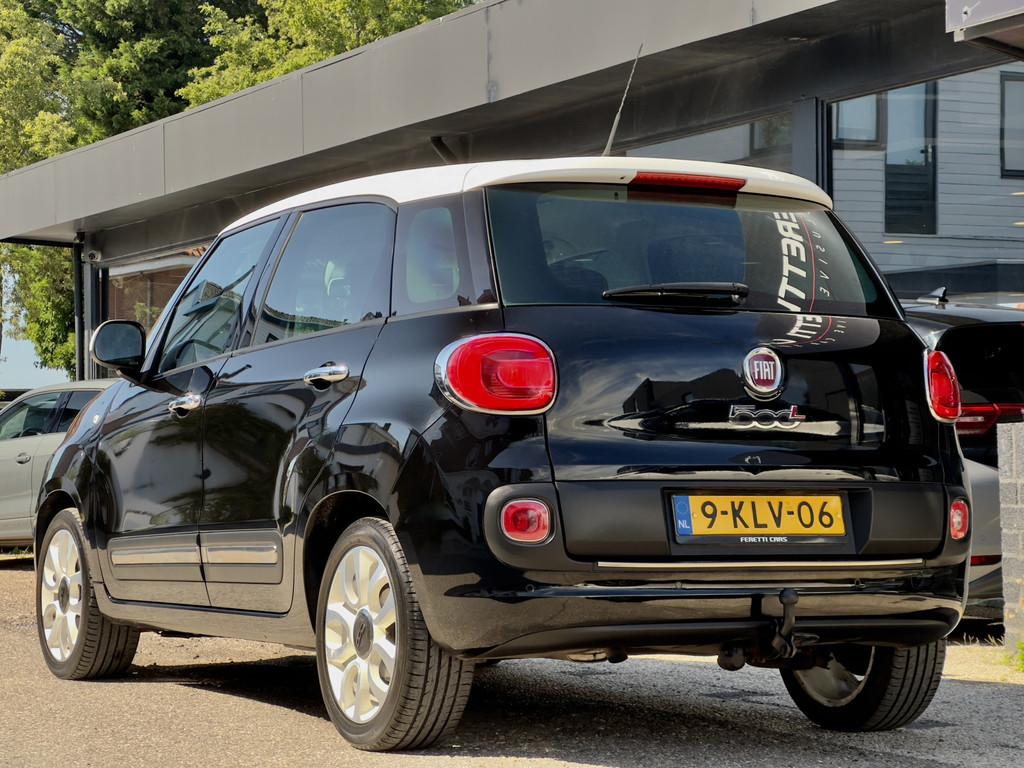 Fiat 500L 0.9 TWINAIR EASY TWO-TONE AIRCO LED LMV PDC, Auto's, Fiat, Gebruikt, Zwart, Origineel Nederlands, Handgeschakeld