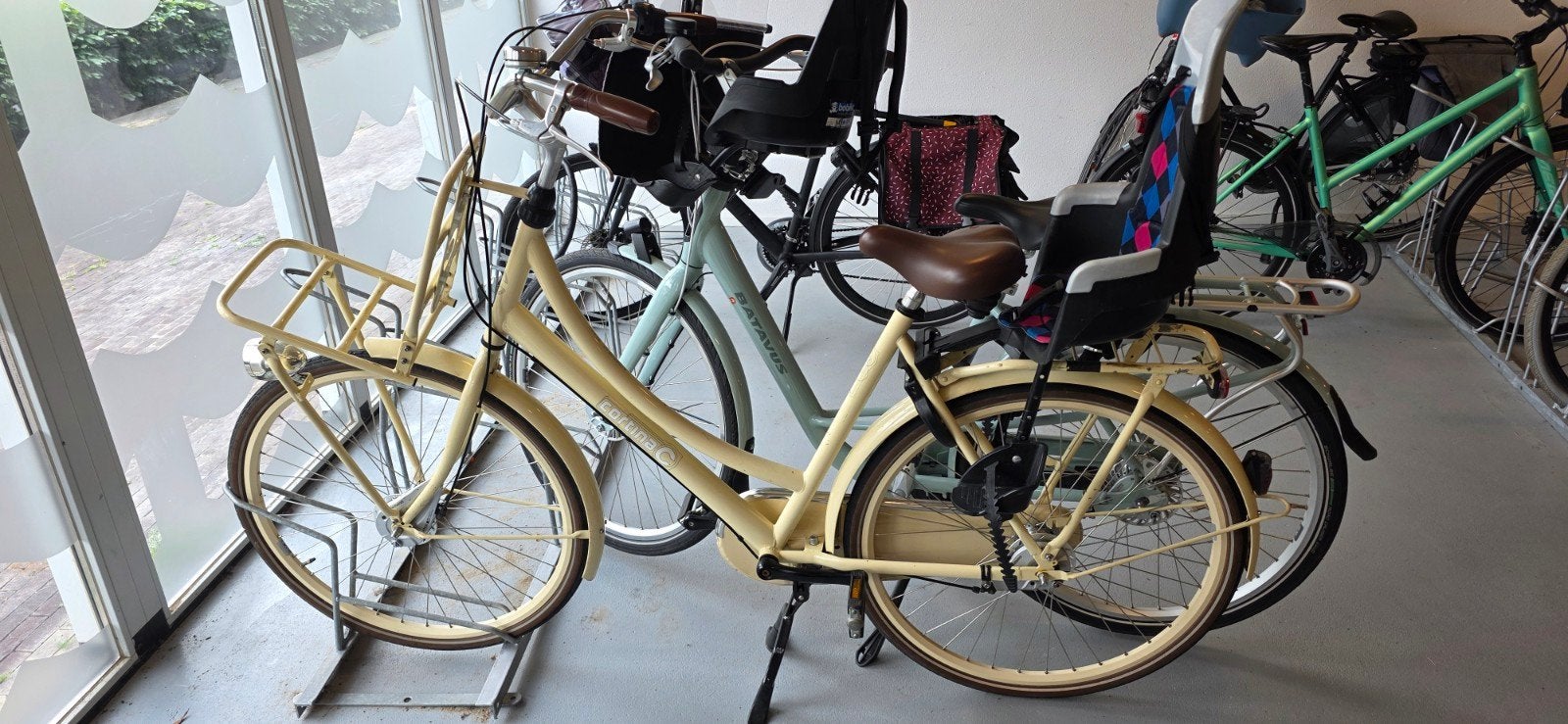Mama fiets, Ophalen, Gebruikt