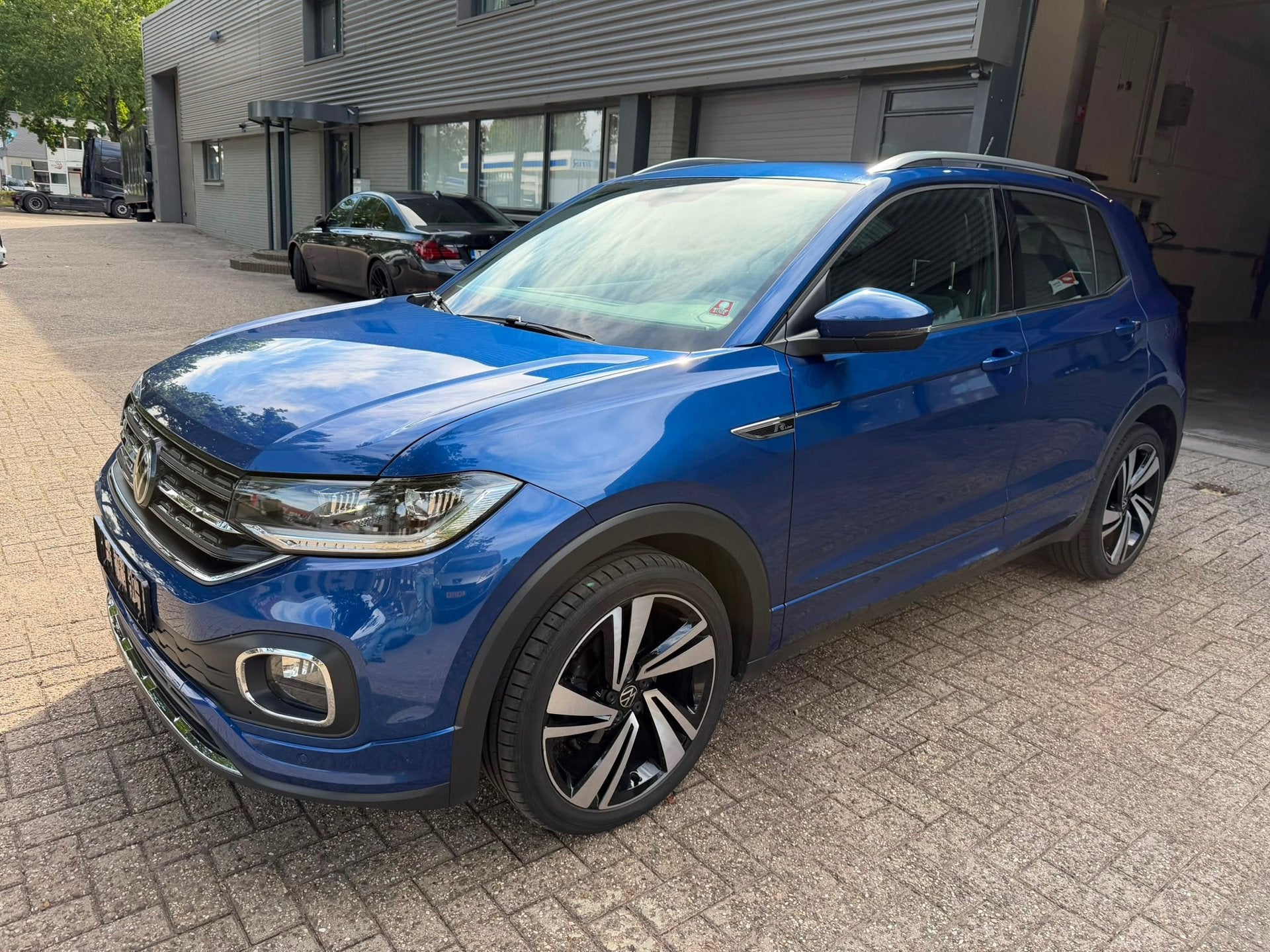 Volkswagen T- CROSS 1.5 TSI Automaat R-Line, Auto's, Volkswagen, T-Cross, 4 cilinders, 150 pk, Blauw