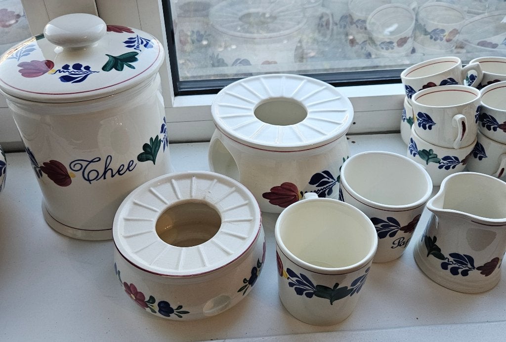 Brabants Boeren Bont divers 48 stuks!, Huis en Inrichting, Keuken | Servies, Ophalen of Verzenden, Zo goed als nieuw, Glas, Overige stijlen