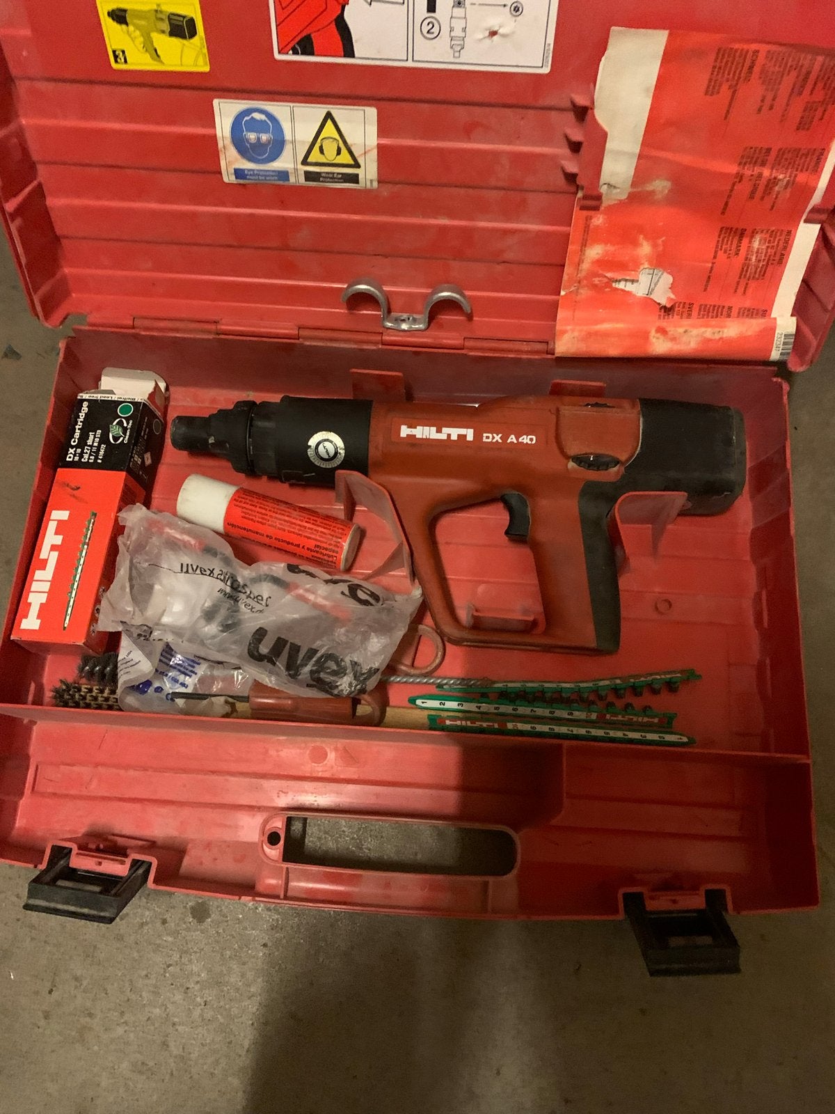 Hilti DX A40 Schiethamer met accessoires, Ophalen, Gebruikt, Overige typen
