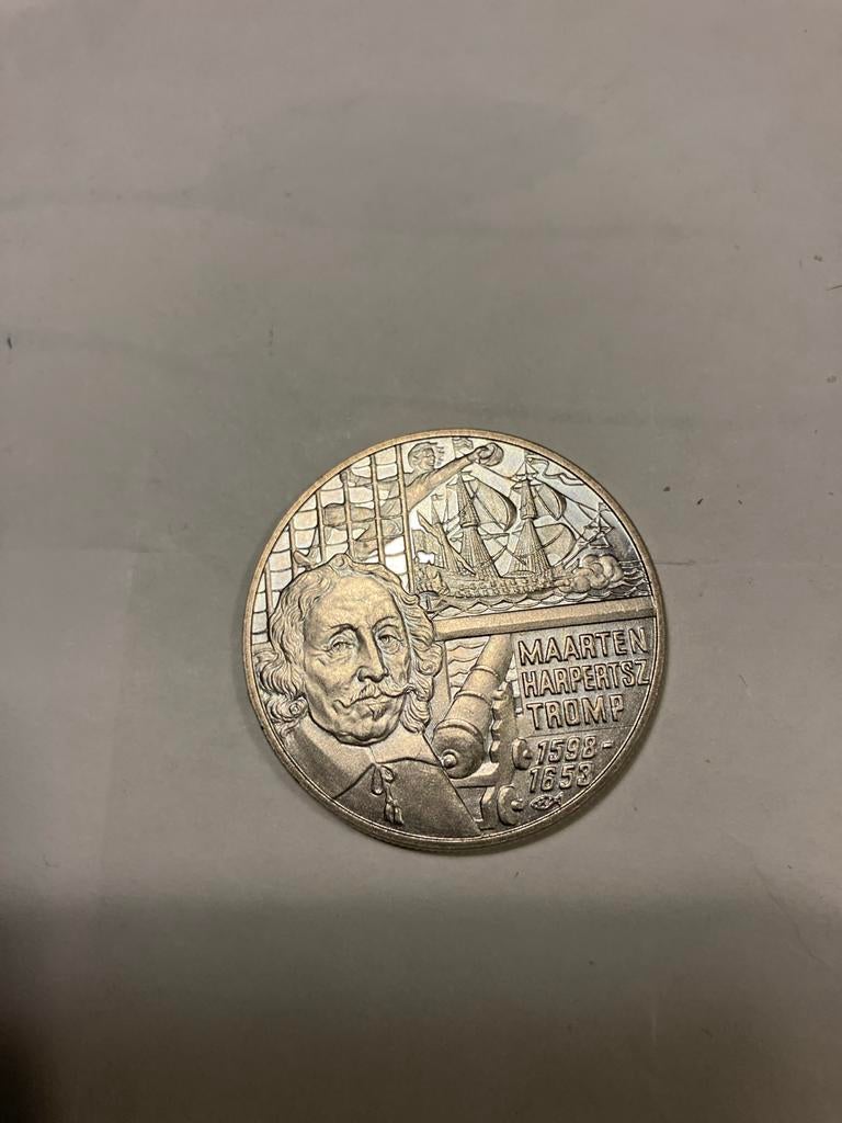 5 Euro munt 1998 - Maarten Harpertsz Tromp, Postzegels en Munten, Ophalen, Koningin Beatrix, Euro's, Losse munt