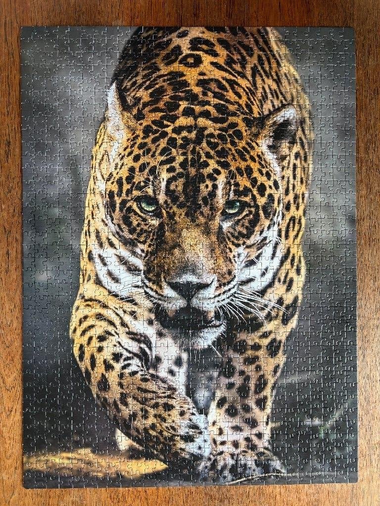 Clementoni puzzel legpuzzel Walk of the Jaguar; 1000 stukjes, Ophalen of Verzenden, 500 t/m 1500 stukjes, Zo goed als nieuw, Legpuzzel