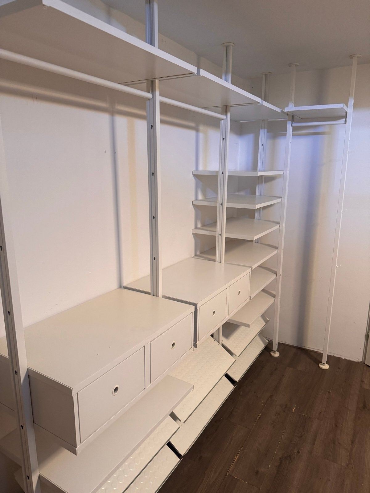 IKEA ELVARLI open kledingkast systeem, Huis en Inrichting, Ophalen, Gebruikt, 200 cm of meer, Metaal