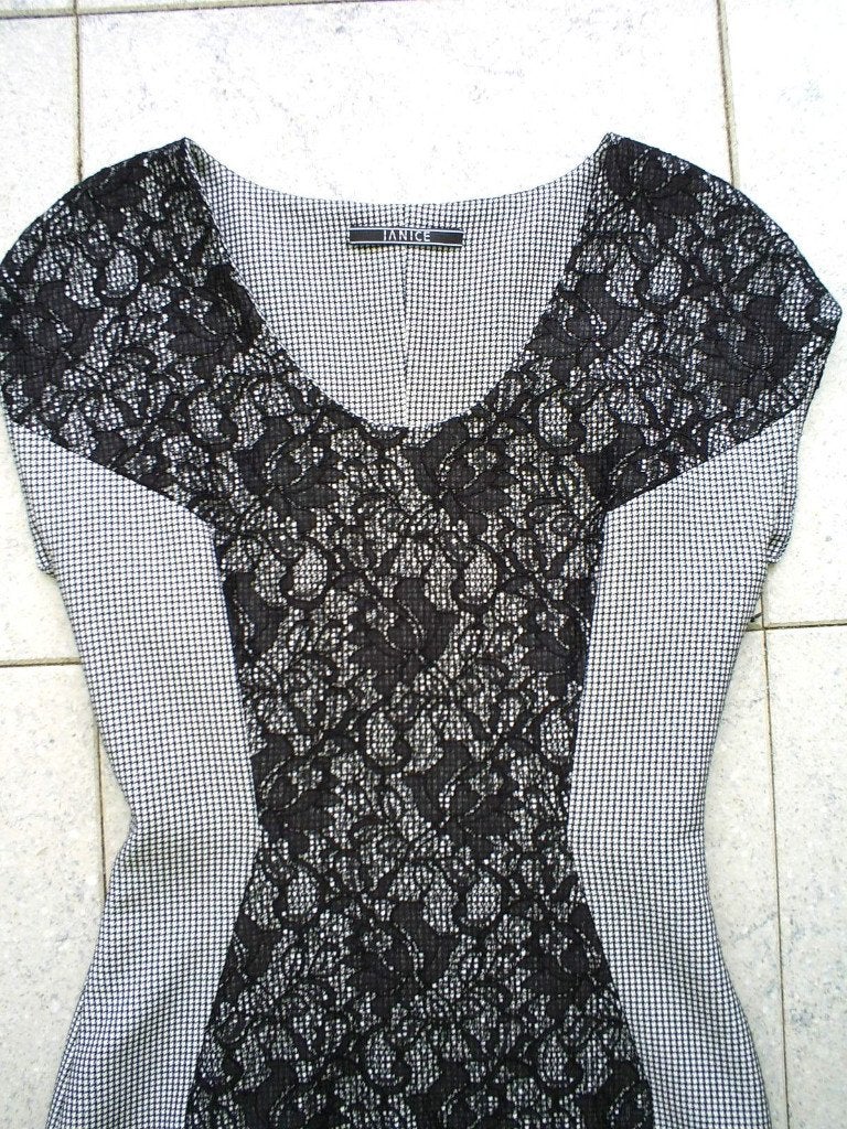 NIEUW __ jurk van JANICE mt. 36 __ waarde 175,00, Janice, Verzenden, Zwart, Nieuw