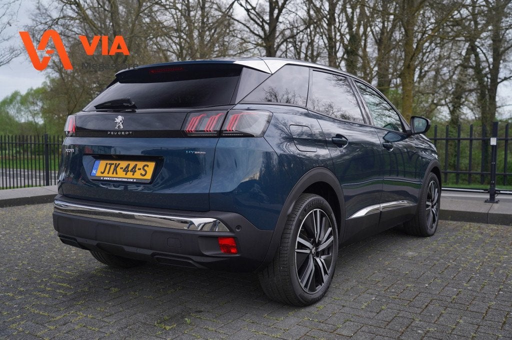 Peugeot 3008 1.6 PHEV Allure 225pk | Navi | ACC | 360 camera, Auto's, Peugeot, Gebruikt, Huisgarantie, Met garantie (alle), Blauw
