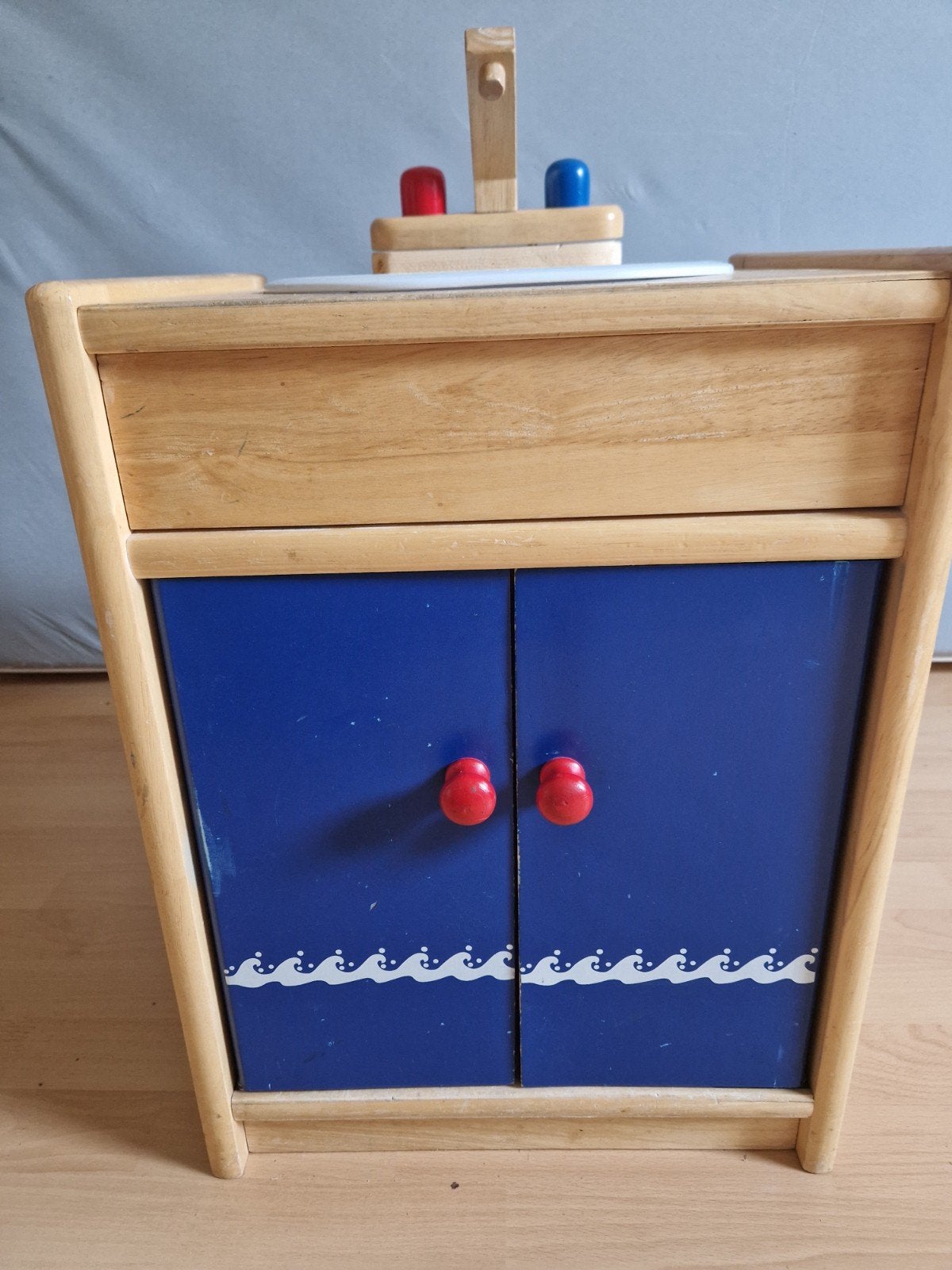 Houten vintage speelkeuken, Ophalen, Gebruikt