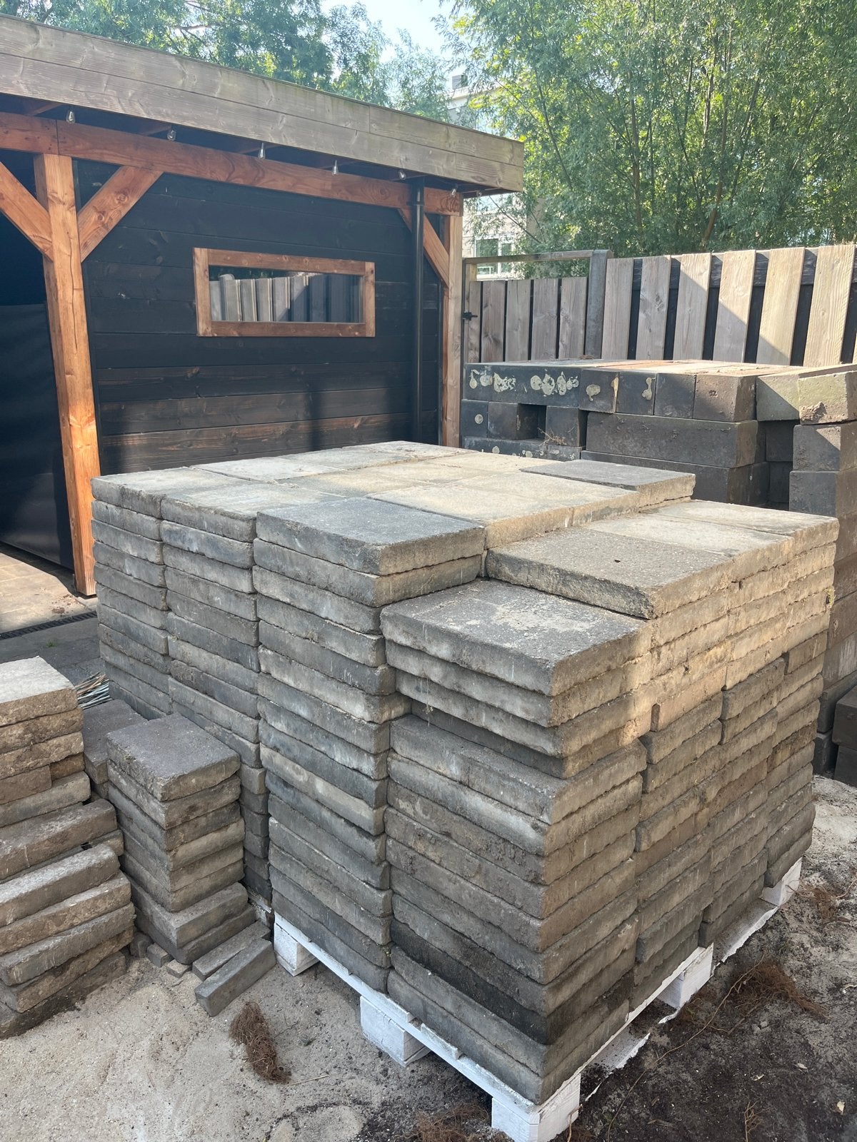 GRATIS Beton tegels 40x30, 30x30 en 30x20 cm - 6cm hoog, Tuin en Terras, Tegels en Klinkers, Ophalen, Gebruikt, 10 m² of meer
