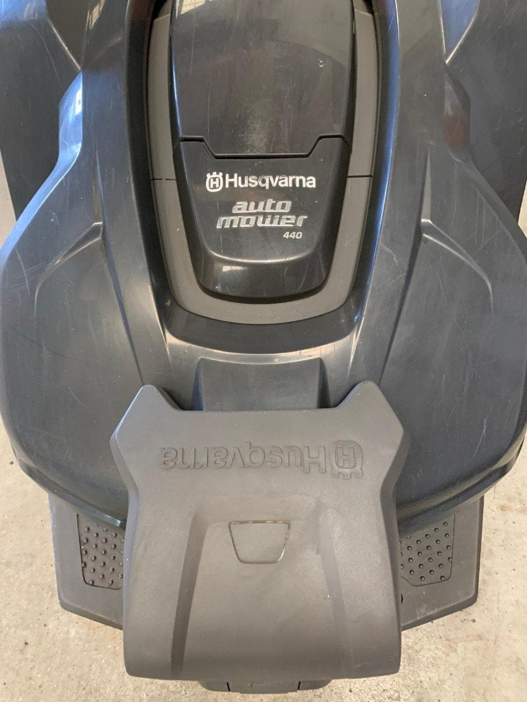 Husqvarna AM 440 Automower, Tuin en Terras, Robotmaaiers, Ophalen, Gebruikt, 20 tot 25 cm, Husqvarna
