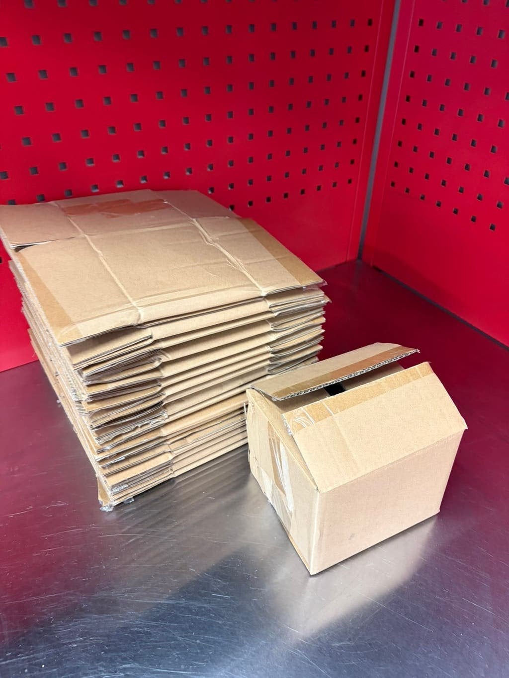 Webshop verzend dozen / kartonnen dozen partij, Karton, Doos, Opvouwbaar, Karton