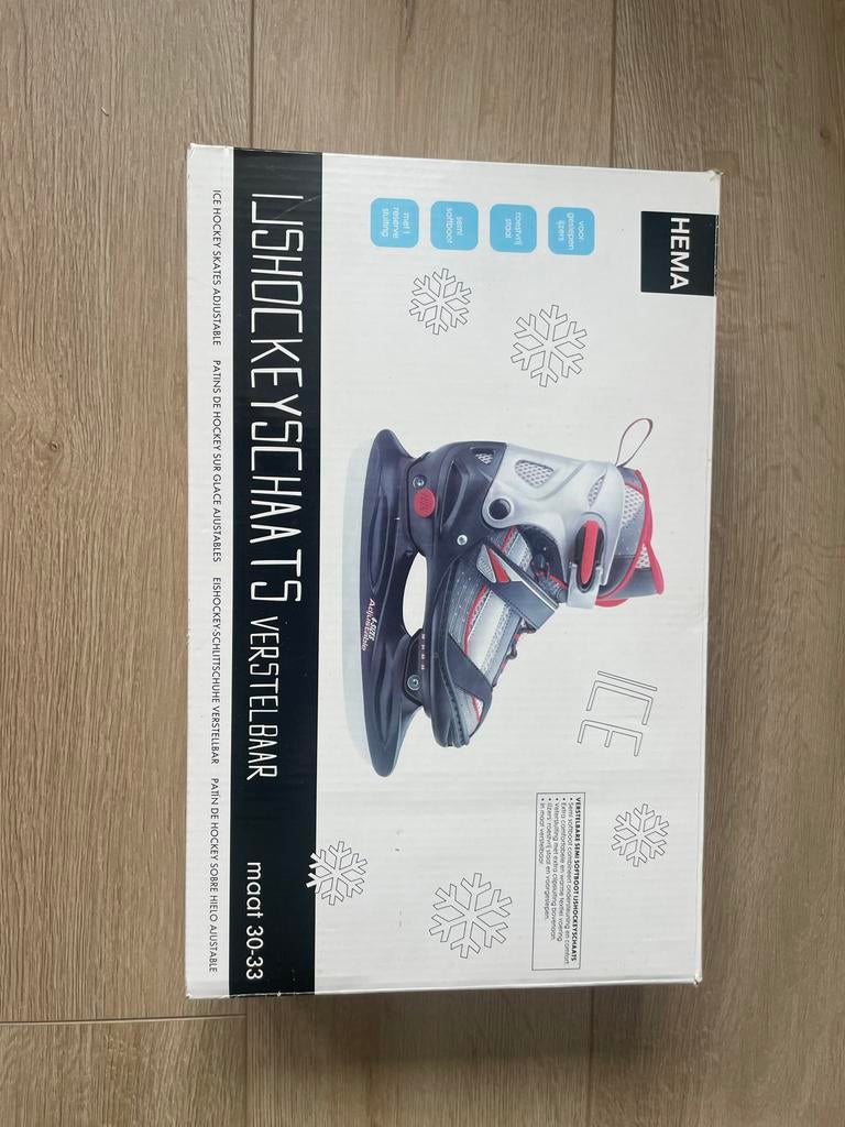 Hema IJshockeyschaatsen verstelbaar maat 30-33, Ophalen of Verzenden, Zo goed als nieuw, IJshockeyschaatsen, Overige merken
