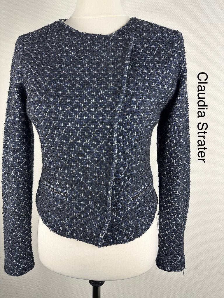 Claudia Strater Jasje  (mt: 38) 7,5/9019, Maat 38/40 (M), Blauw, Claudia Strater, Ophalen of Verzenden