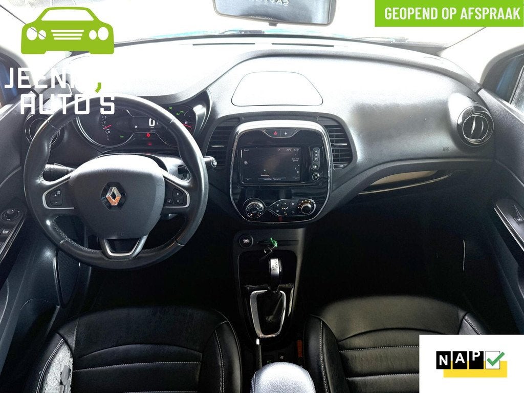 Renault Captur TCe 120 Dynamique|Camera|Clima|Navi|PDC|NAP, Auto's, Renault, 4 cilinders, Blauw, Automatische klimaatregeling