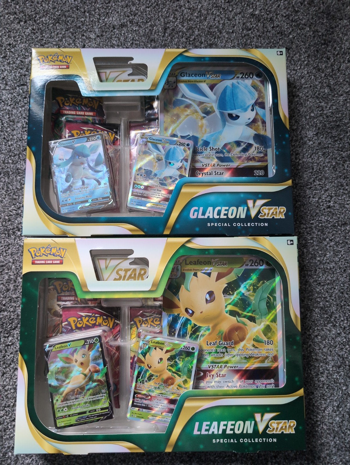 Leafeon vstar/ glaeceon vstar boxen sealed, Ophalen of Verzenden, Zo goed als nieuw