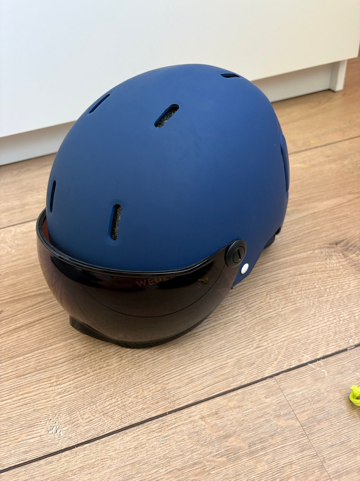 Wed'ze skihelm met vizier - HPST 150 Dark Blue M, Overige merken, Overige typen, Ophalen of Verzenden, Zo goed als nieuw