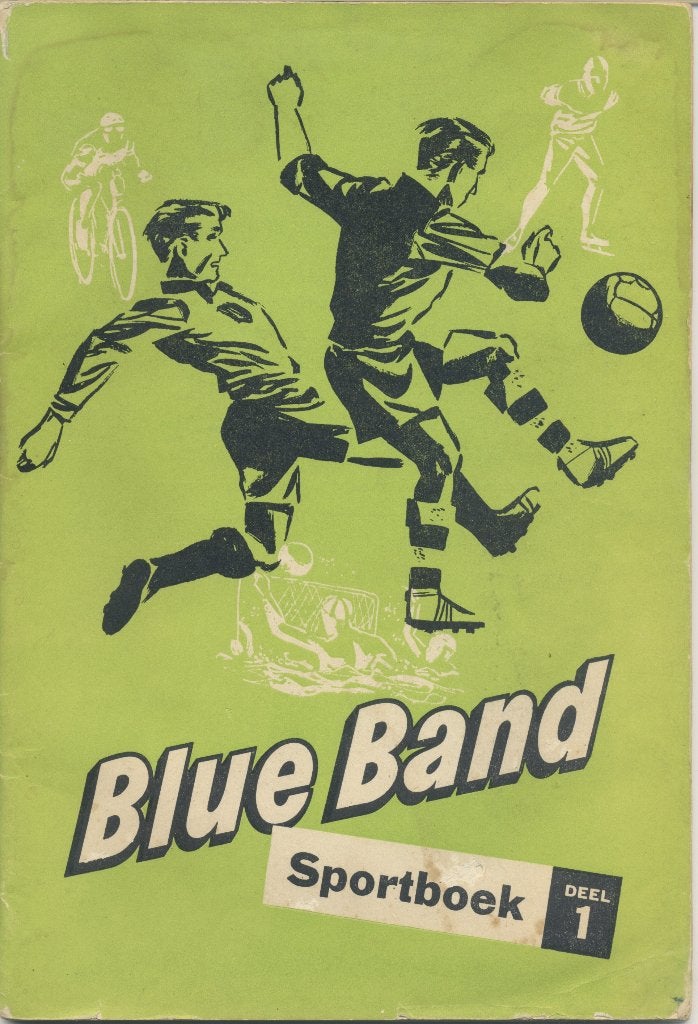 Blue Band sportboek - 1955 - Compleet: 10 delen 150 plaatjes, Verzenden, Gelezen, Lopen en Fietsen