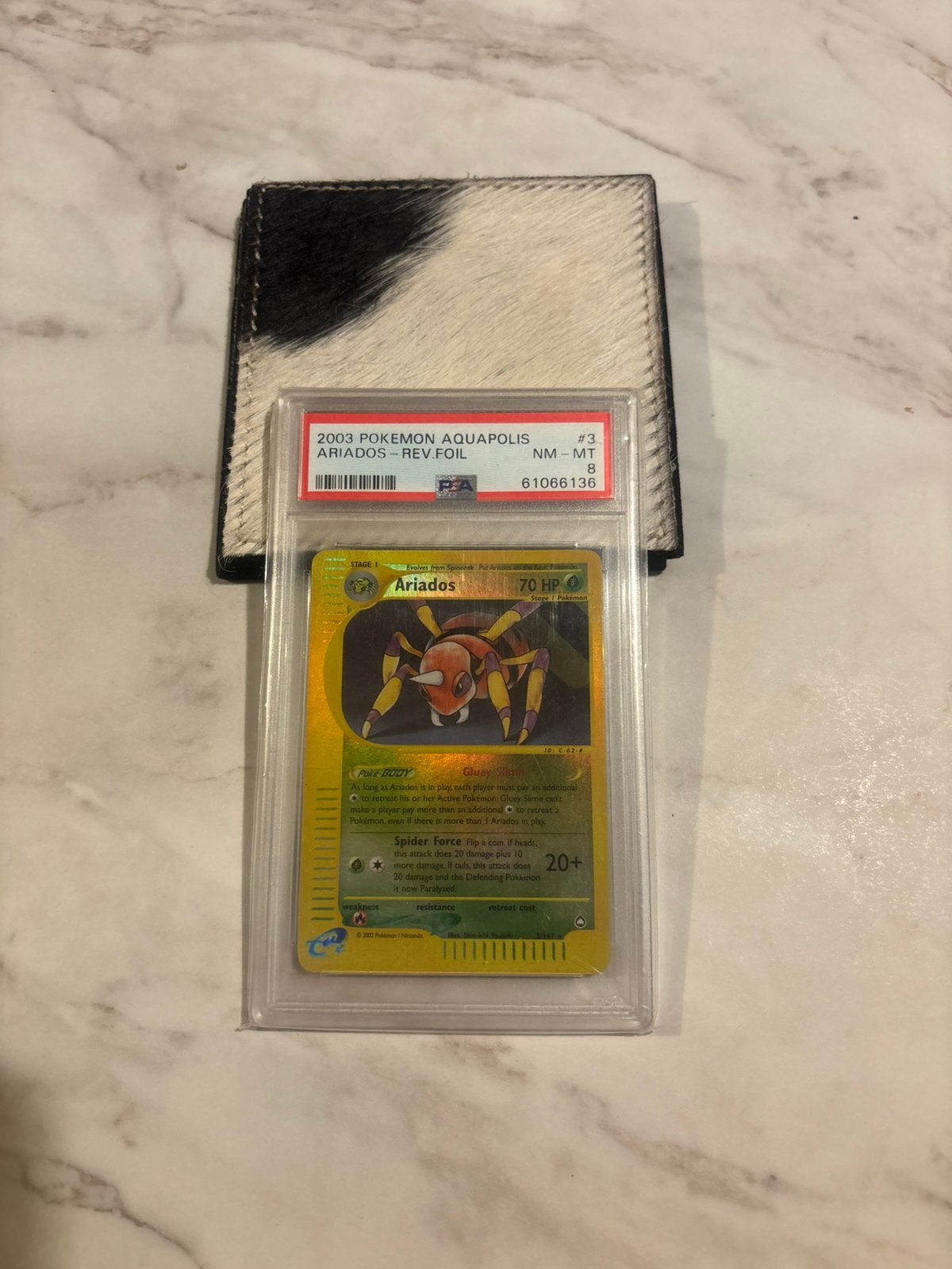 Ariados 3/147, Hobby en Vrije tijd, Verzamelkaartspellen | Pokémon, Ophalen of Verzenden, Zo goed als nieuw, Meerdere kaarten