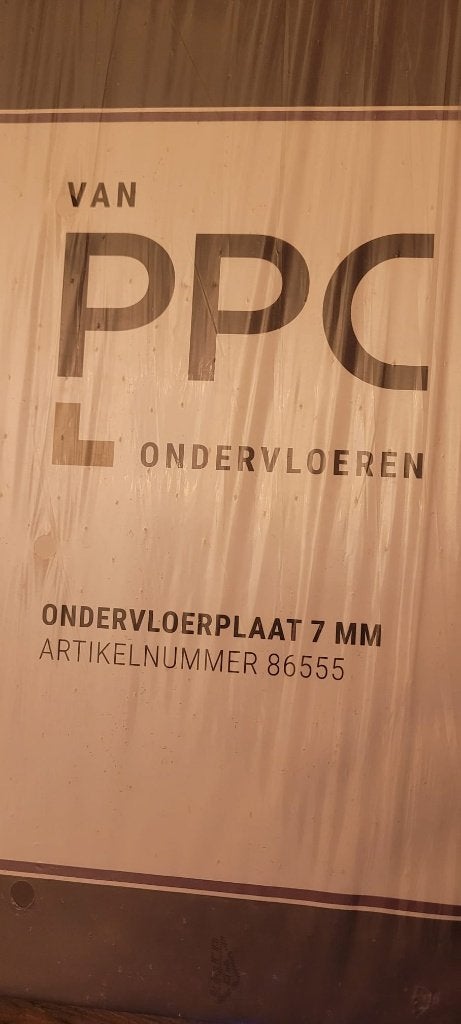 Groene ondervloer platen 7 mm - Ongebruikt pak, Doe-het-zelf en Verbouw, Vloerdelen en Plavuizen, Ophalen, Overige materialen
