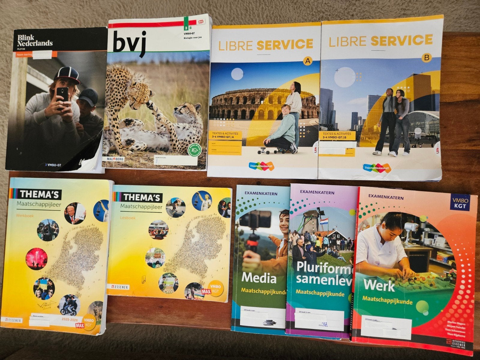 3 mavo vmbo t gt lesboeken werkboeken, Boeken, Ophalen of Verzenden, Zo goed als nieuw, VMBO, Overige vakken