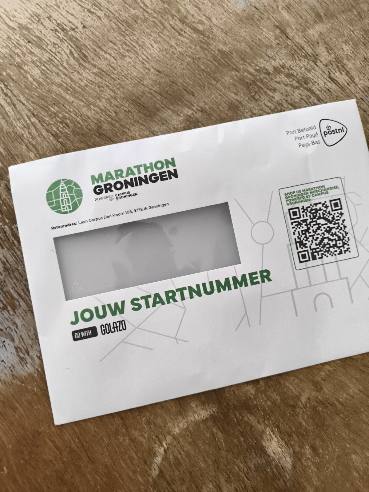 Marathon van Groningen (10km)
1 startbewijs, Eén persoon