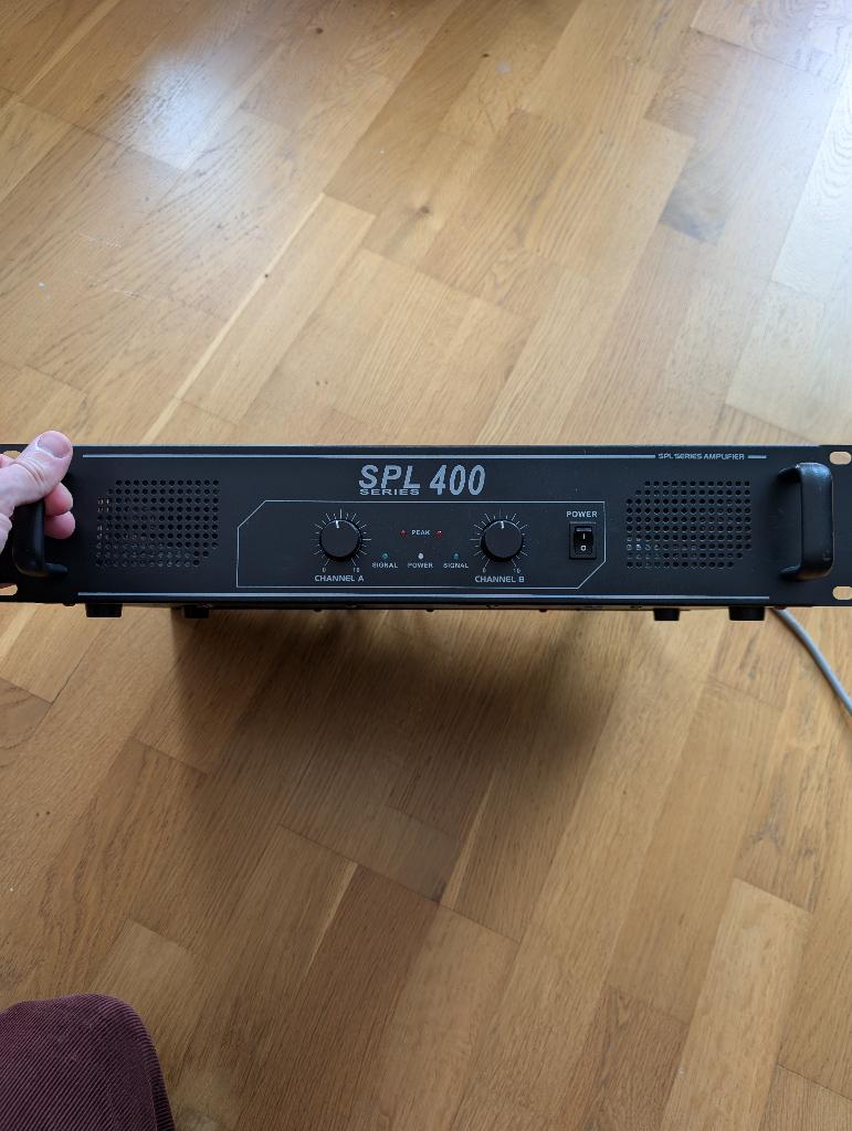SPL 400 Versterker Amplifier 400W, Gebruikt, 120 watt of meer, Stereo, Ophalen