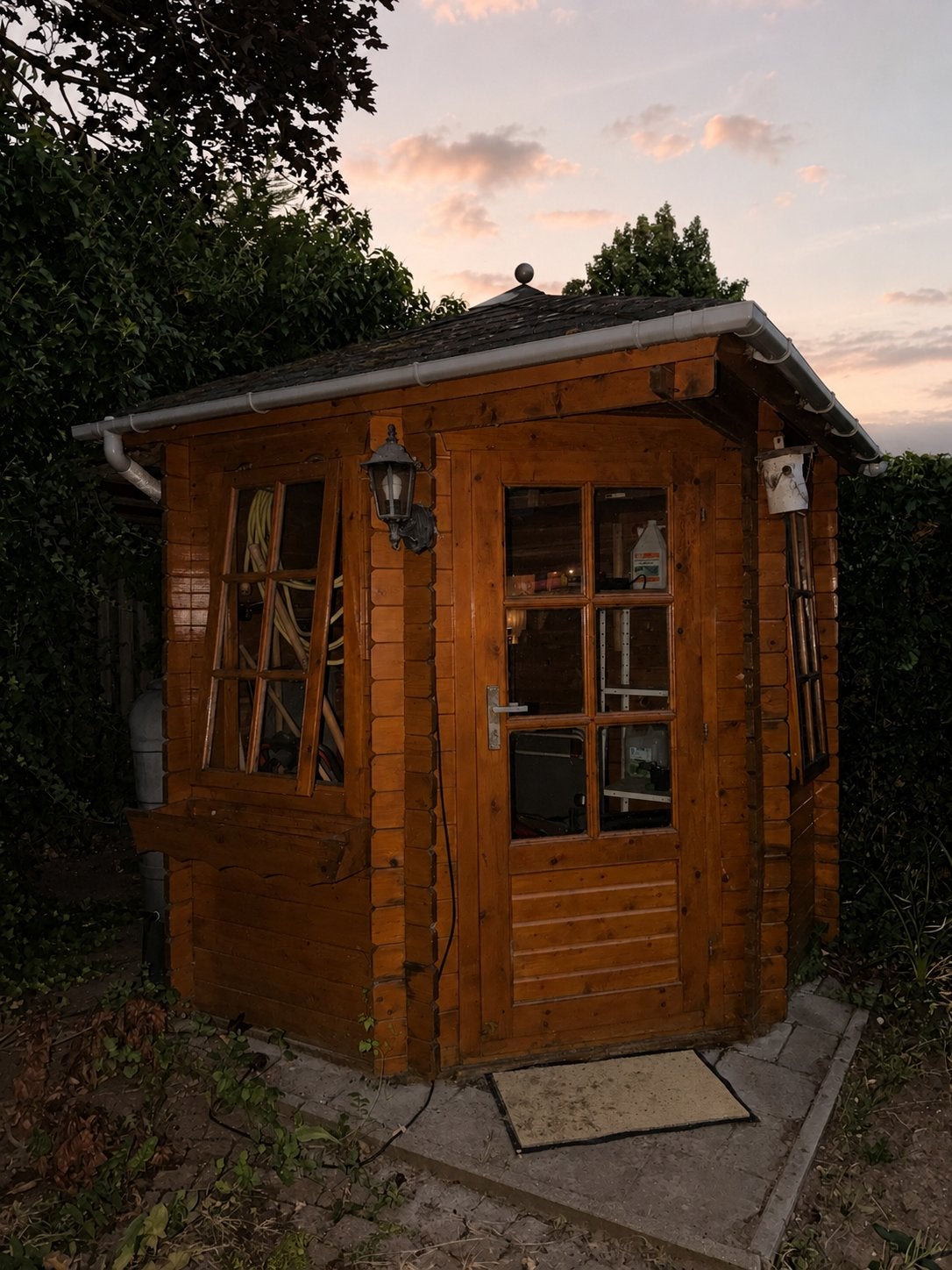 Tuinschuurtje 1,80m x 1,80m, Gebruikt, 3 ramen of meer, Schuur, Minder dan 200 cm