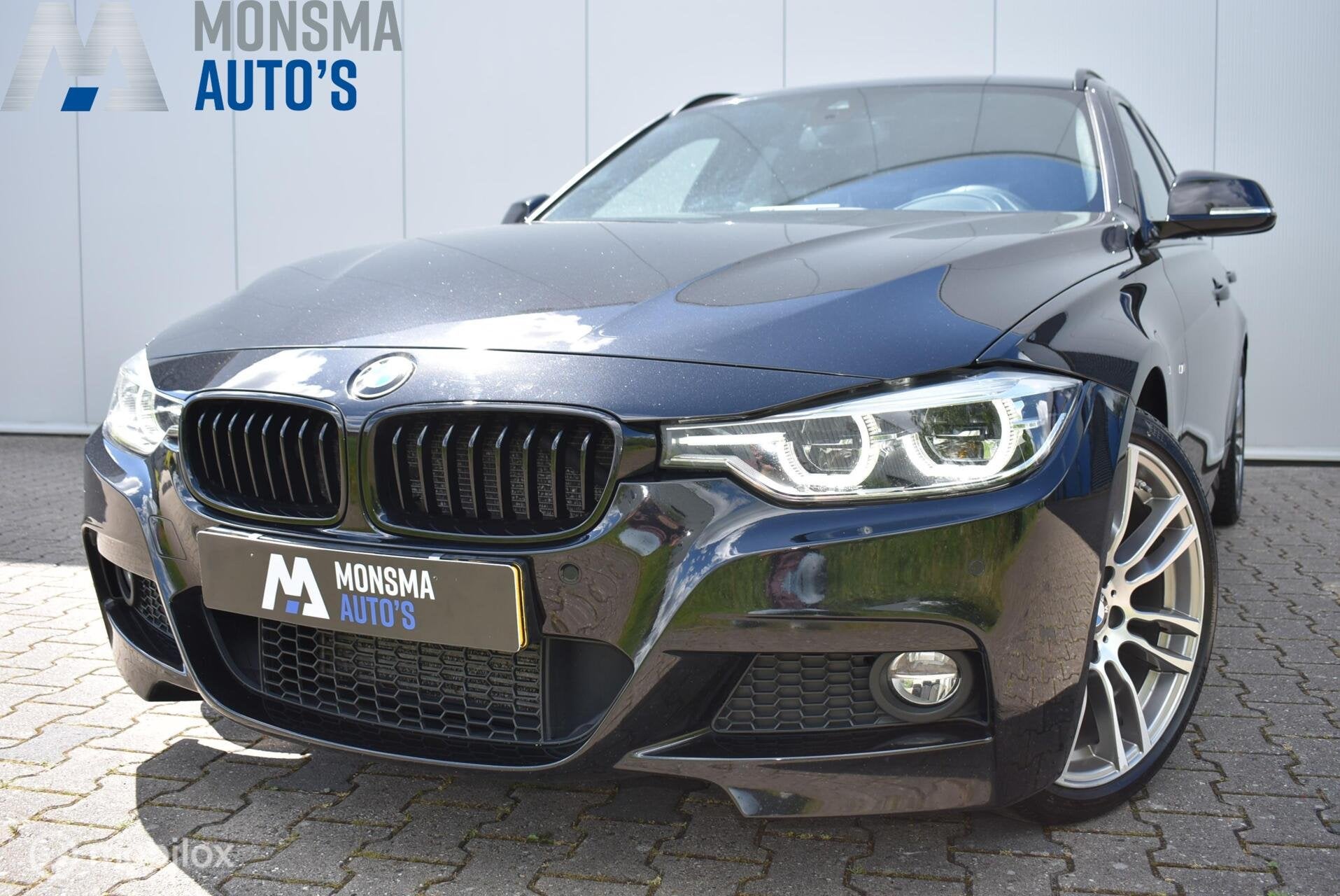 BMW 330d Touring M-Sport Sapphirschwarz HUD Keyless LaneAss., Auto's, BMW, Automaat, Achterwielaandrijving, 2993 cc, 258 pk