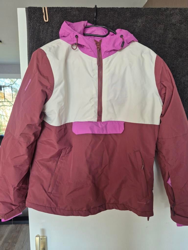 Ski-jas dames maat M, paars/wit/bordeaux, Ophalen of Verzenden, Zo goed als nieuw, Jack