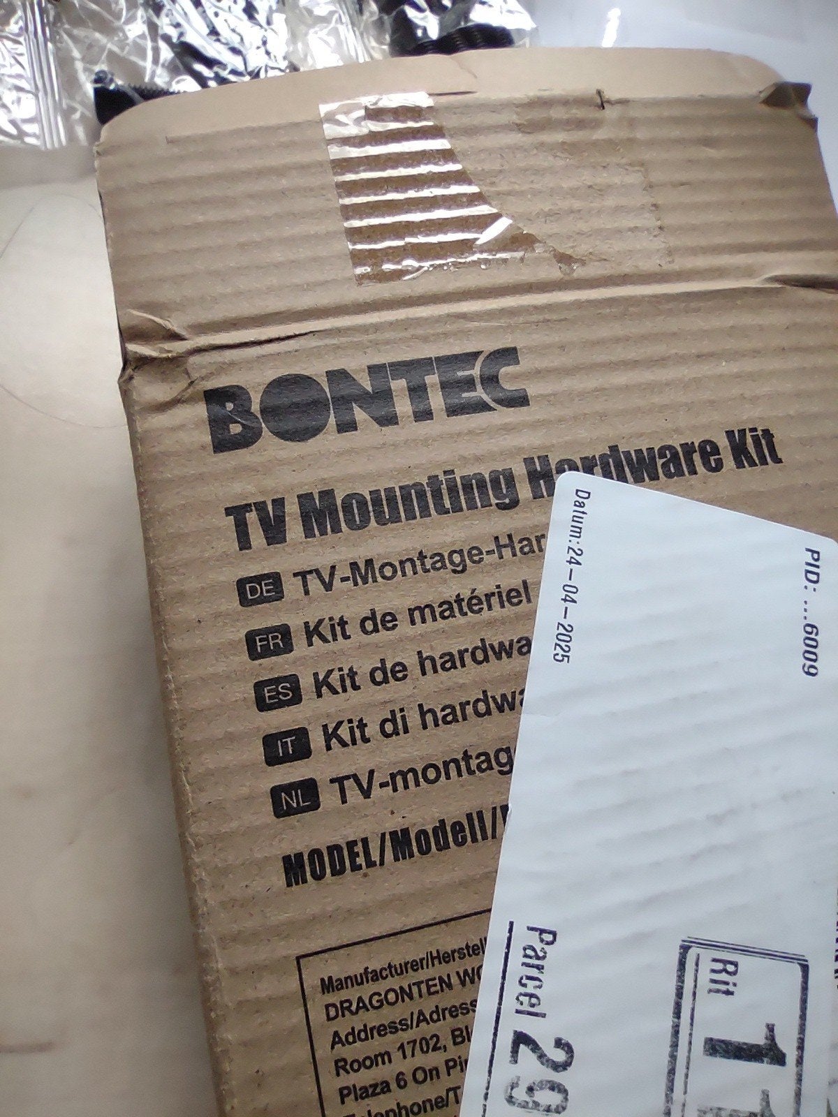 Bontec TV montage kit (onderdelen), Ophalen of Verzenden, Zo goed als nieuw