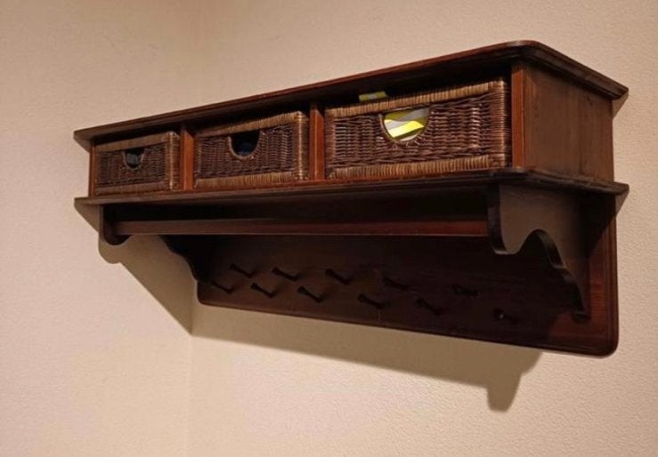 Grote houten kapstok bieden, Ophalen