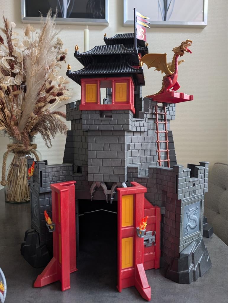 Playmobil Drakenkasteel met Draak, Ophalen, Gebruikt, Complete set