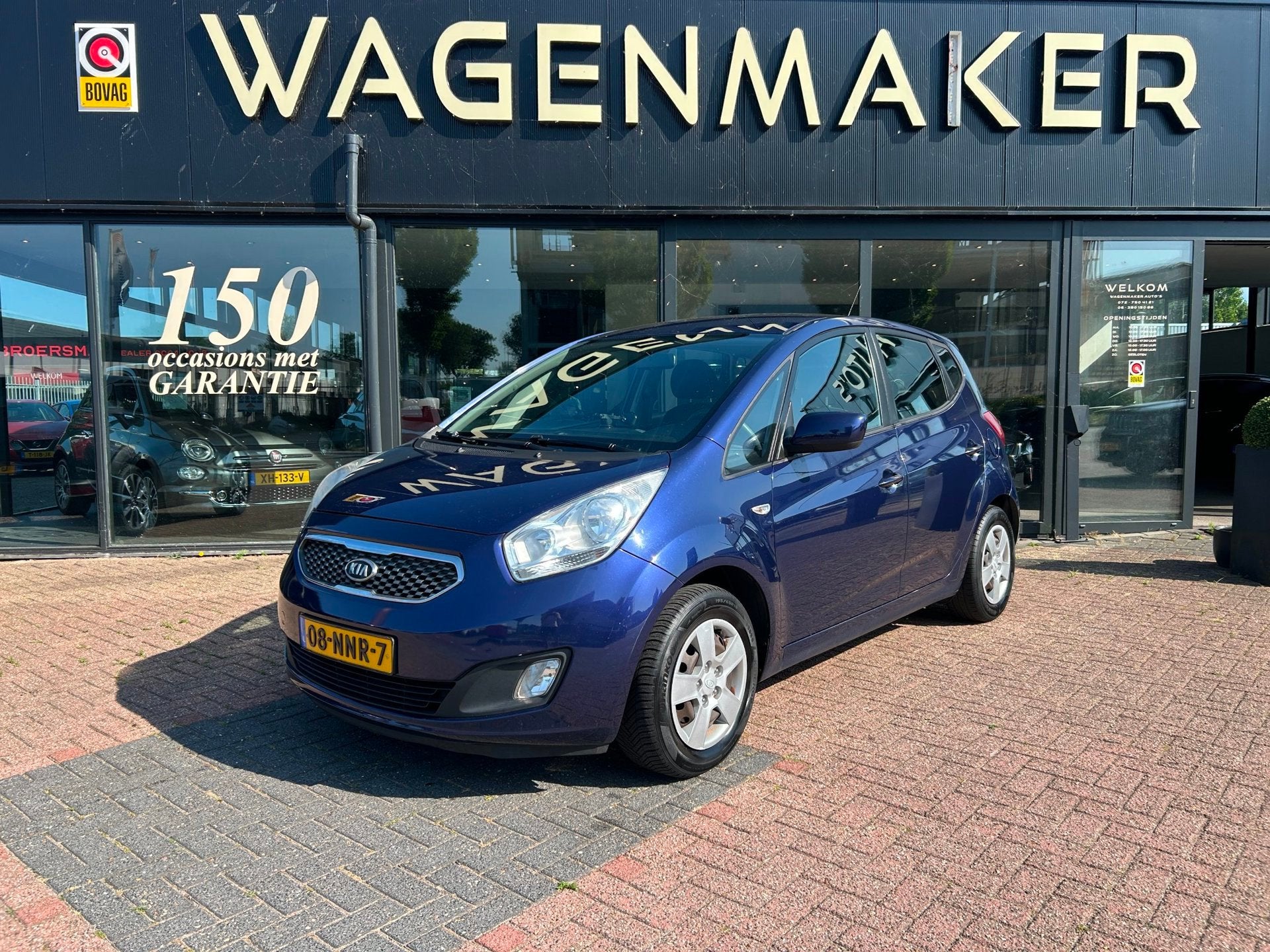 Kia Venga 1.4 CVVT X-tra Airco|Elektrische pak|Trekhaak!, Auto's, Voorwielaandrijving, Euro 5, Stof, Gebruikt
