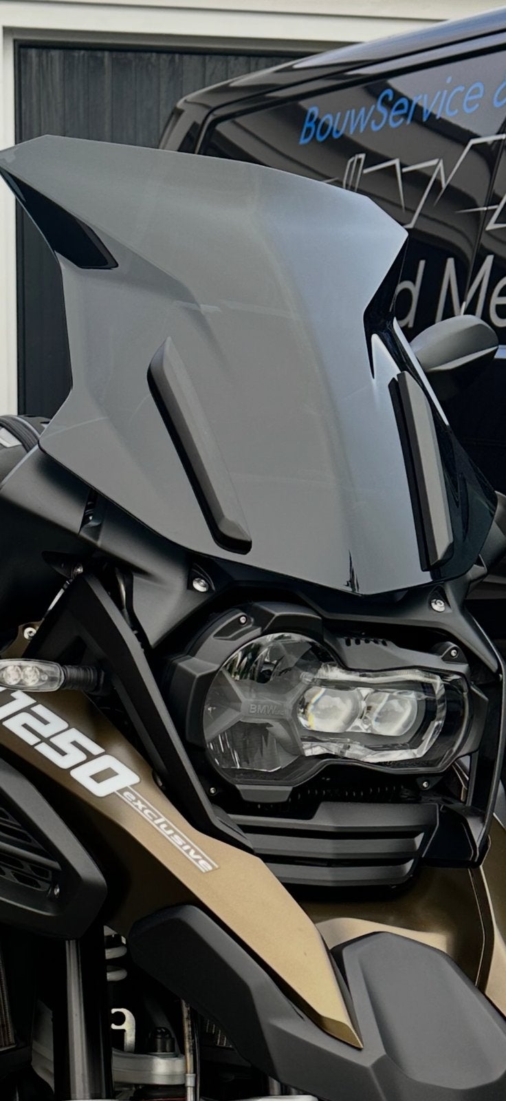 Bmw r1200/r1250gs adventure windscherm met wind deflectors, Ophalen of Verzenden, Gebruikt