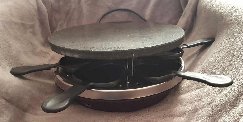 Philips Luna Raclette, grill, raclettegrill. S3, Tweedehands verkoop, Tweedehands verkoop, Ophalen of Verzenden, Geen@idee.nl