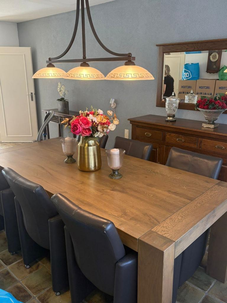 Eettafel en 6 stoelen, Ophalen of Verzenden