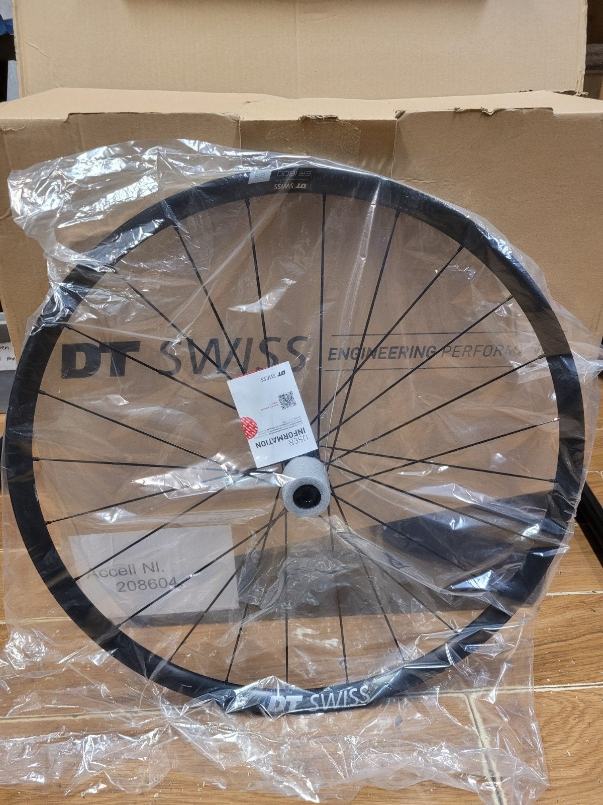 DT Swiss ER1600 23mm disc achterwiel, Wiel, -, DT Swiss, -