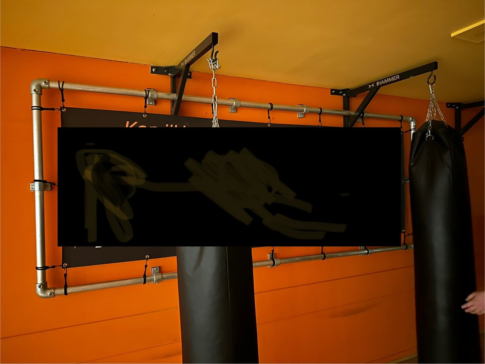 Aluminium buizenframe met koppelstukken, Ophalen