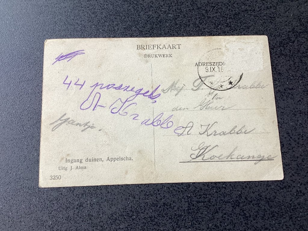 Appelscha. No 3., Ophalen of Verzenden, 1920 tot 1940, Gelopen, Friesland