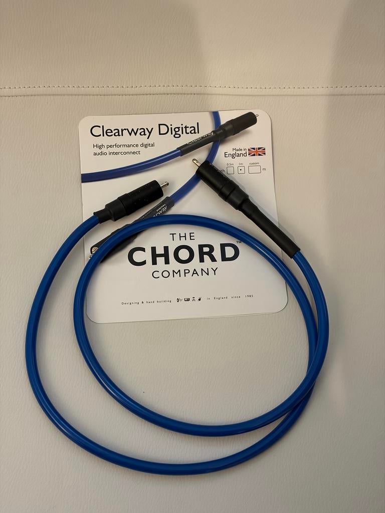 The Chord Company Clearway Digital Interlink (0.5m), Ophalen, Zo goed als nieuw, Minder dan 2 meter, Coaxiale kabel