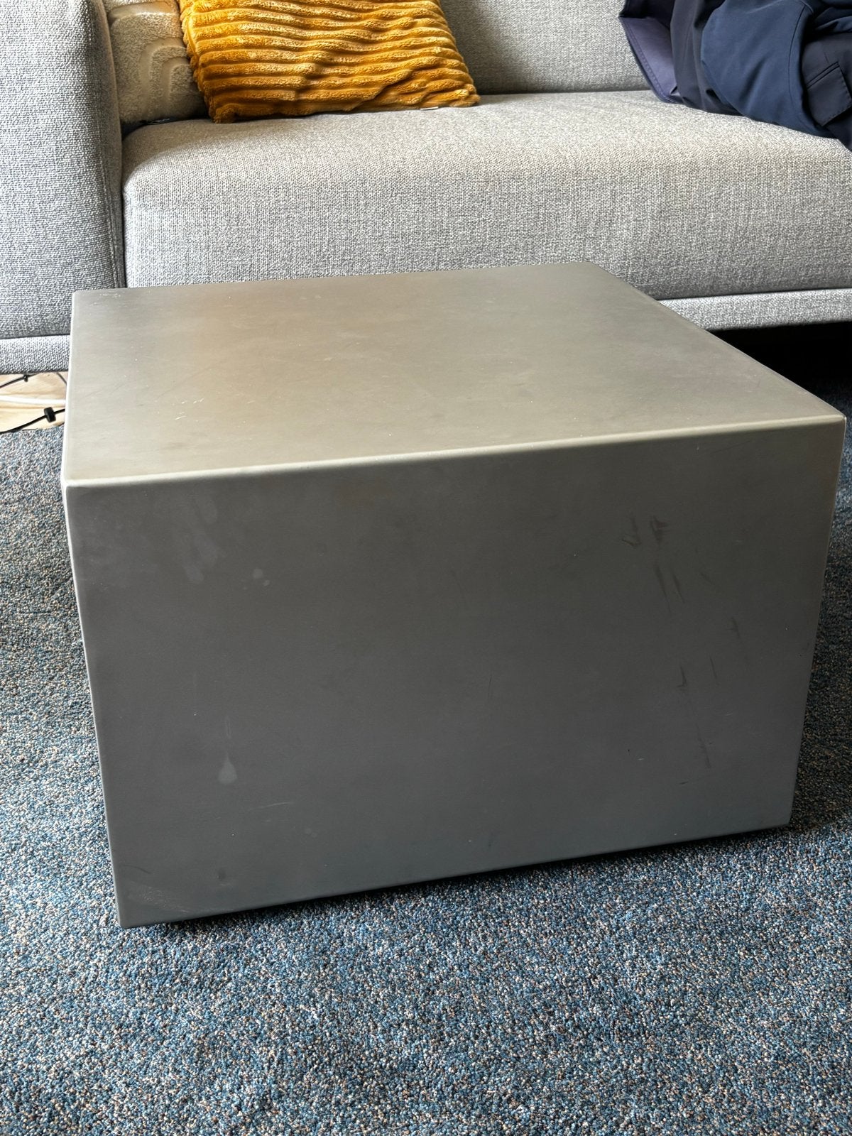 Unieke RVS Salontafel - Hoogwaardig Design & Handgemaakt, Ophalen, Gebruikt, Vierkant, 50 tot 100 cm