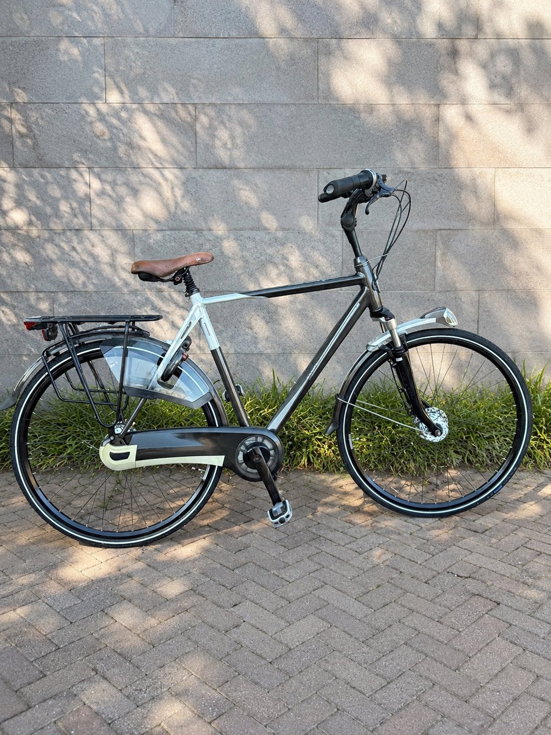 ZGAN Gazelle herenfiets 8v, framemaat 57 cm., Ophalen, Versnellingen, Zo goed als nieuw, 57 tot 61 cm