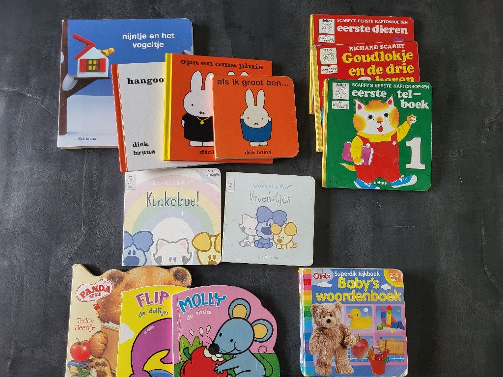 13 peuterboekjes, Boeken, Kinderboeken | Baby's en Peuters, Ophalen, Gelezen