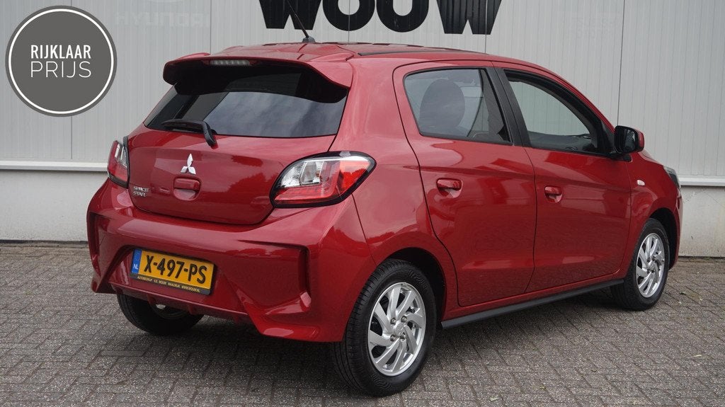 Mitsubishi Space Star 1.2 Dynamic Automaat | Dealeronderhoud, Auto's, 12 maanden, Stof, Gebruikt, Origineel Nederlands