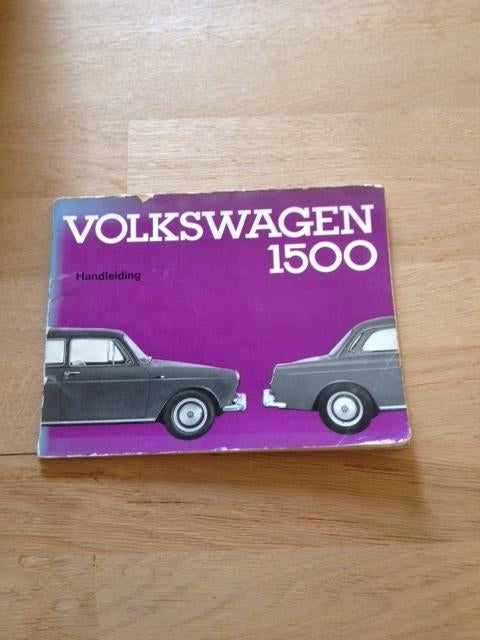 Handleiding/Instructieboekje Volkswagen 1500 ponton  NL 1962, Ophalen of Verzenden
