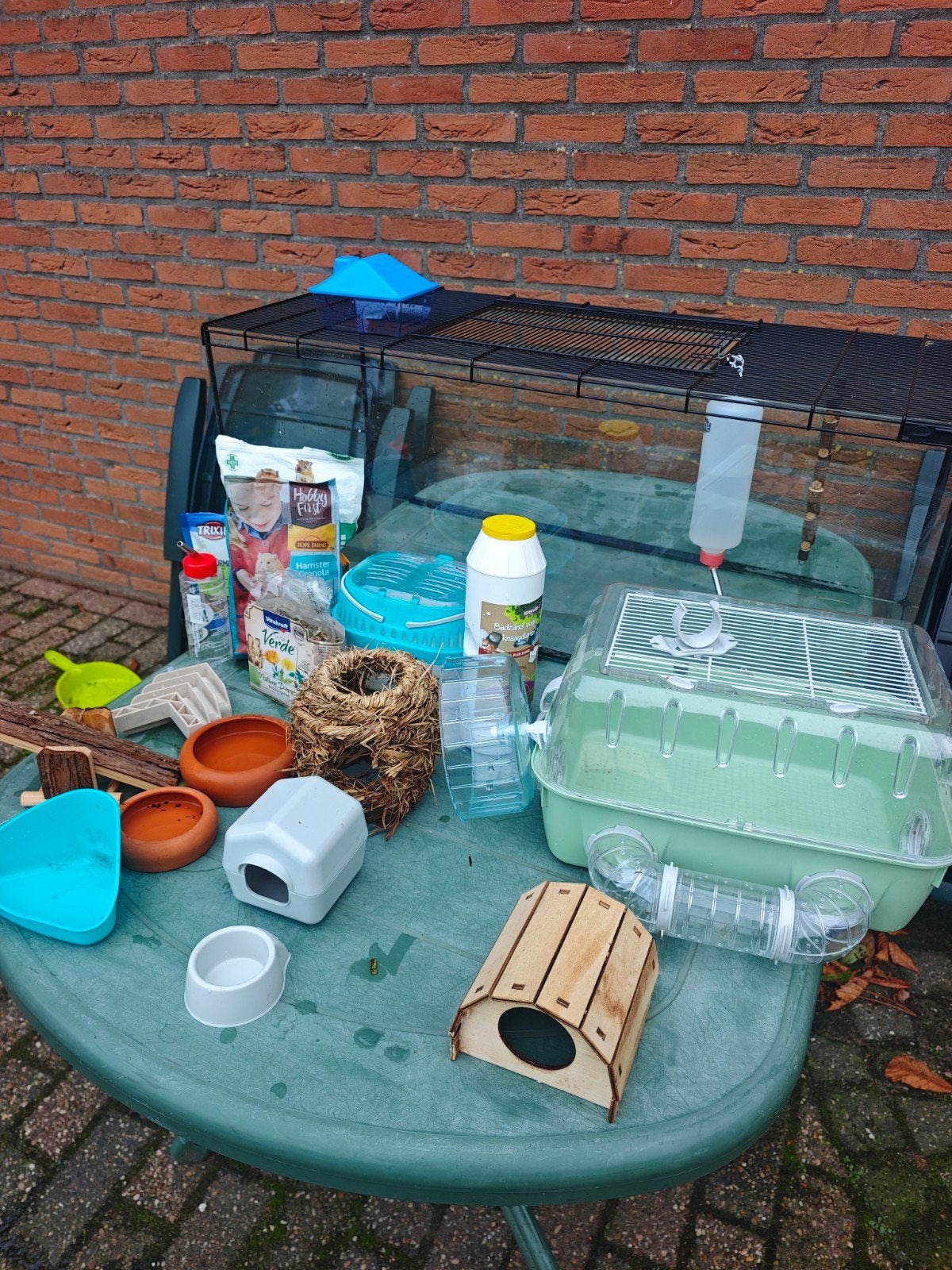 Groot hamster aquarium 100 cm + heel veel accessoires!, Gebruikt, Ophalen, Minder dan 60 cm, Hok