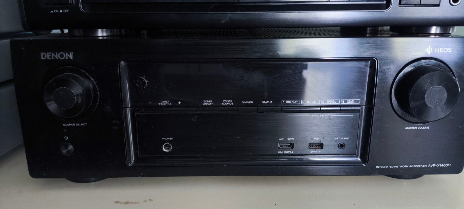 Denon AVR-X1400H AV-Receiver –, Audio, Tv en Foto, Versterkers en Receivers, Ophalen, 120 watt of meer, Denon