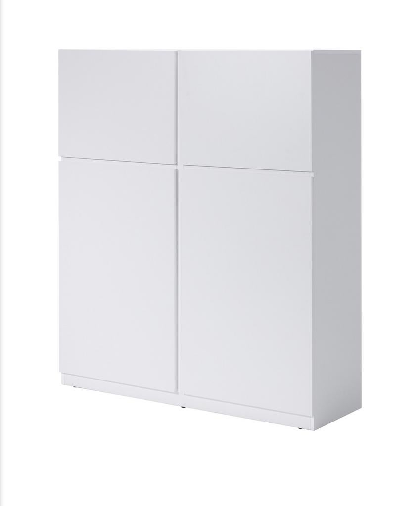 Witte kast, Huis en Inrichting, Kasten | Buffetkasten, Ophalen, 100 tot 150 cm, 100 tot 150 cm, 25 tot 50 cm