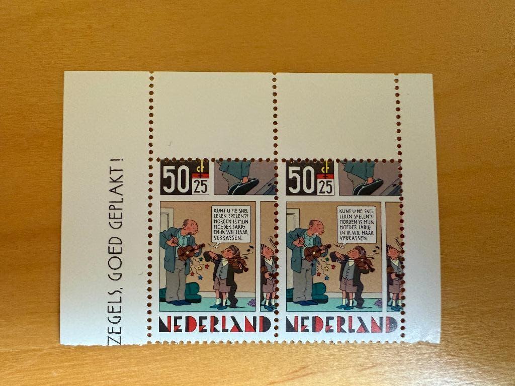 Kinderzegels 2 zegels 1984 50+25 ct, Ophalen of Verzenden, Na 1940, Postfris