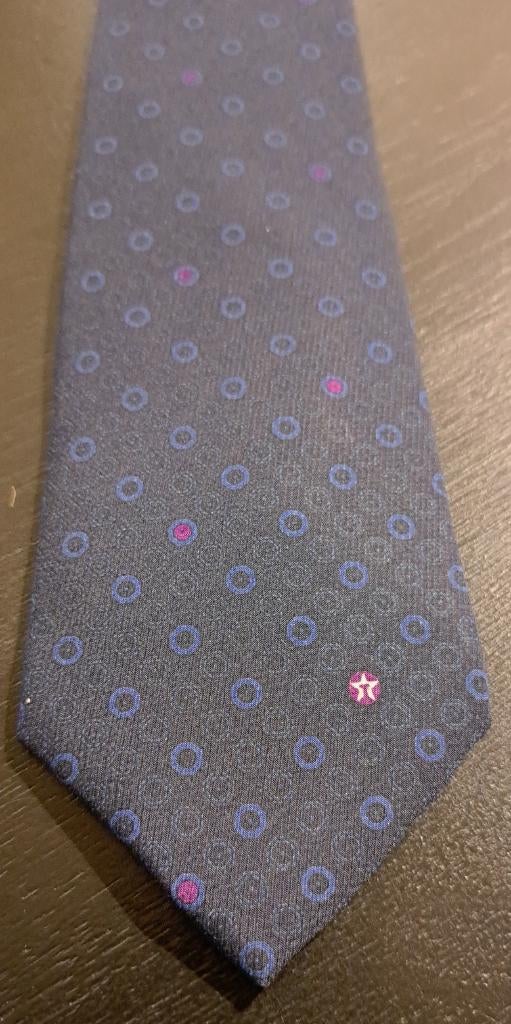 Texaco stropdas met blauwe rondjes, Ophalen of Verzenden, Nieuw, Gebruiksvoorwerp