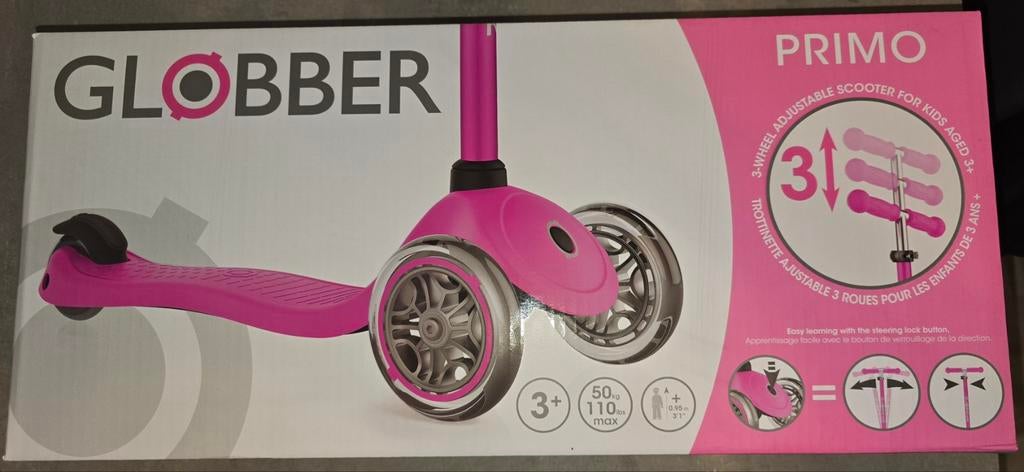 Globber Primo Roze Tot 50 KG, Ophalen of Verzenden, Nieuw